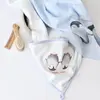 Bibaby Havlu Takımı Müslin Bambu Happy Together Mavi