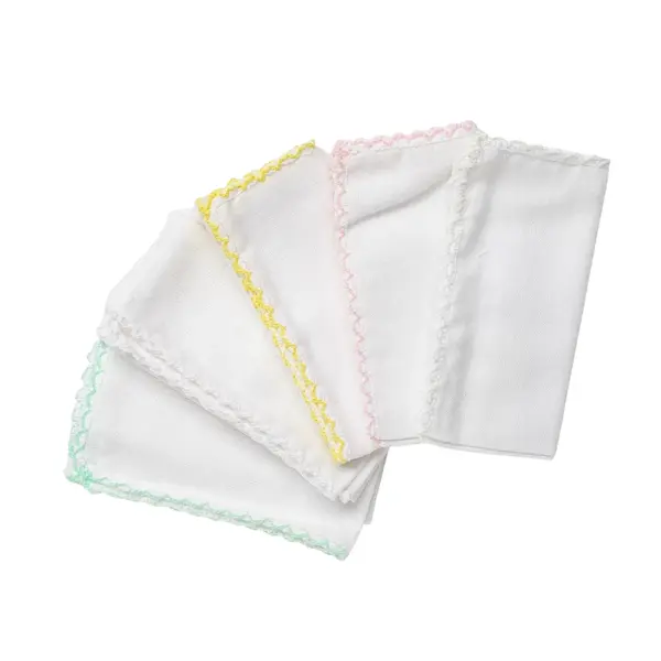 Andy Wawa Ağız Mendili 5li Basic 25x25cm Pembe