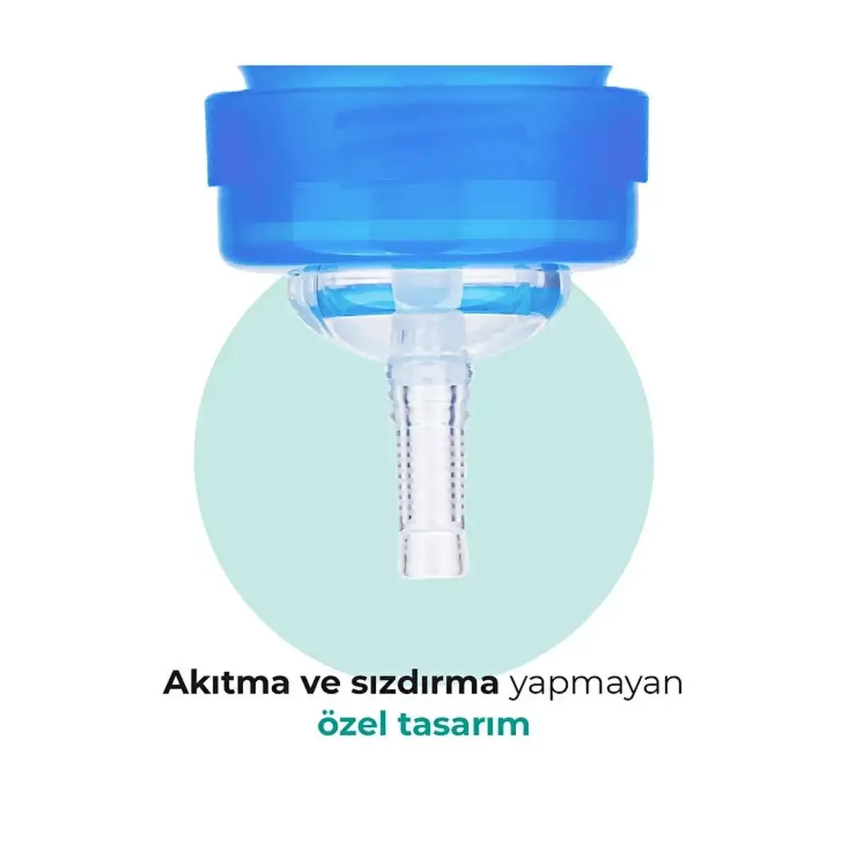 Mamajoo Akıtmaz Pipetli Bardak 270 ml Mavi