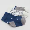 Bibaby Çorap Soket 3lü Bistyle Puan Penye İndigo