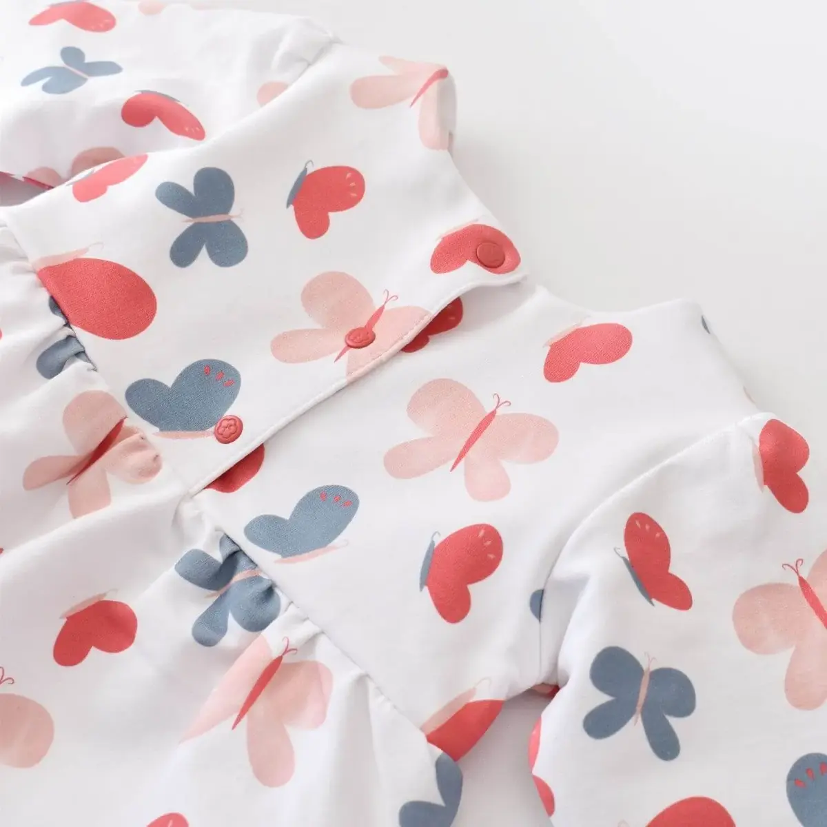 Bibaby Organik Elbise Wild Flowers Coral