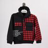 Overdo Sweatshirt Ekoseli Siyah