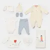 Bibaby Organik Hastane Çıkışı 10lu Sun Lets Sail Ekru - Mavi