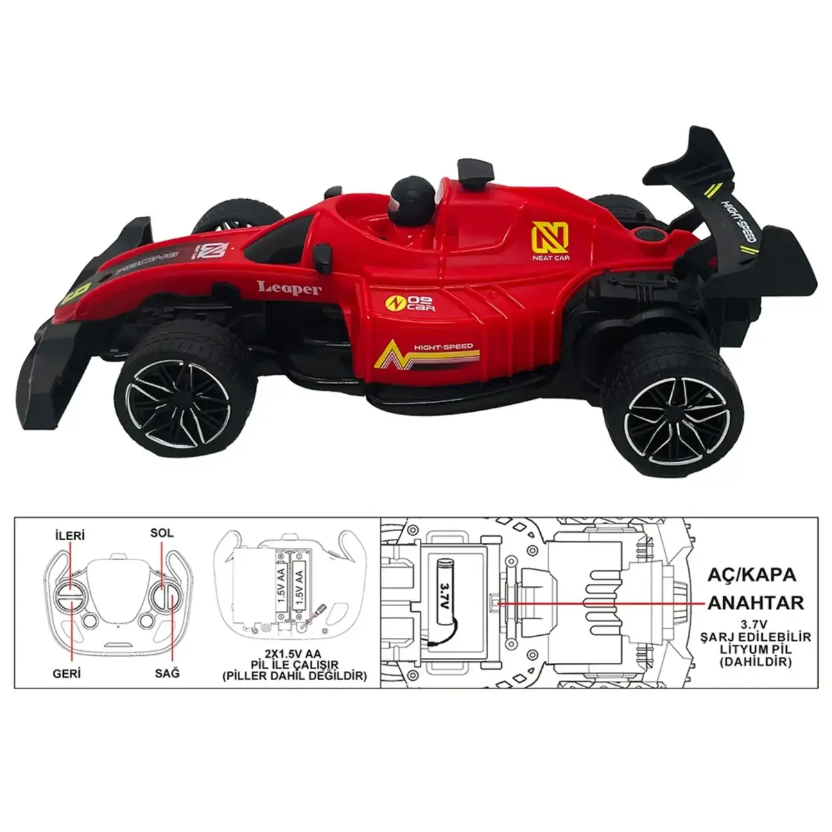 Uzaktan Kumandalı F1 Araç 1/18