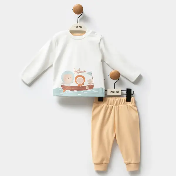 Moi Noi 2li Takım Balon Ekru