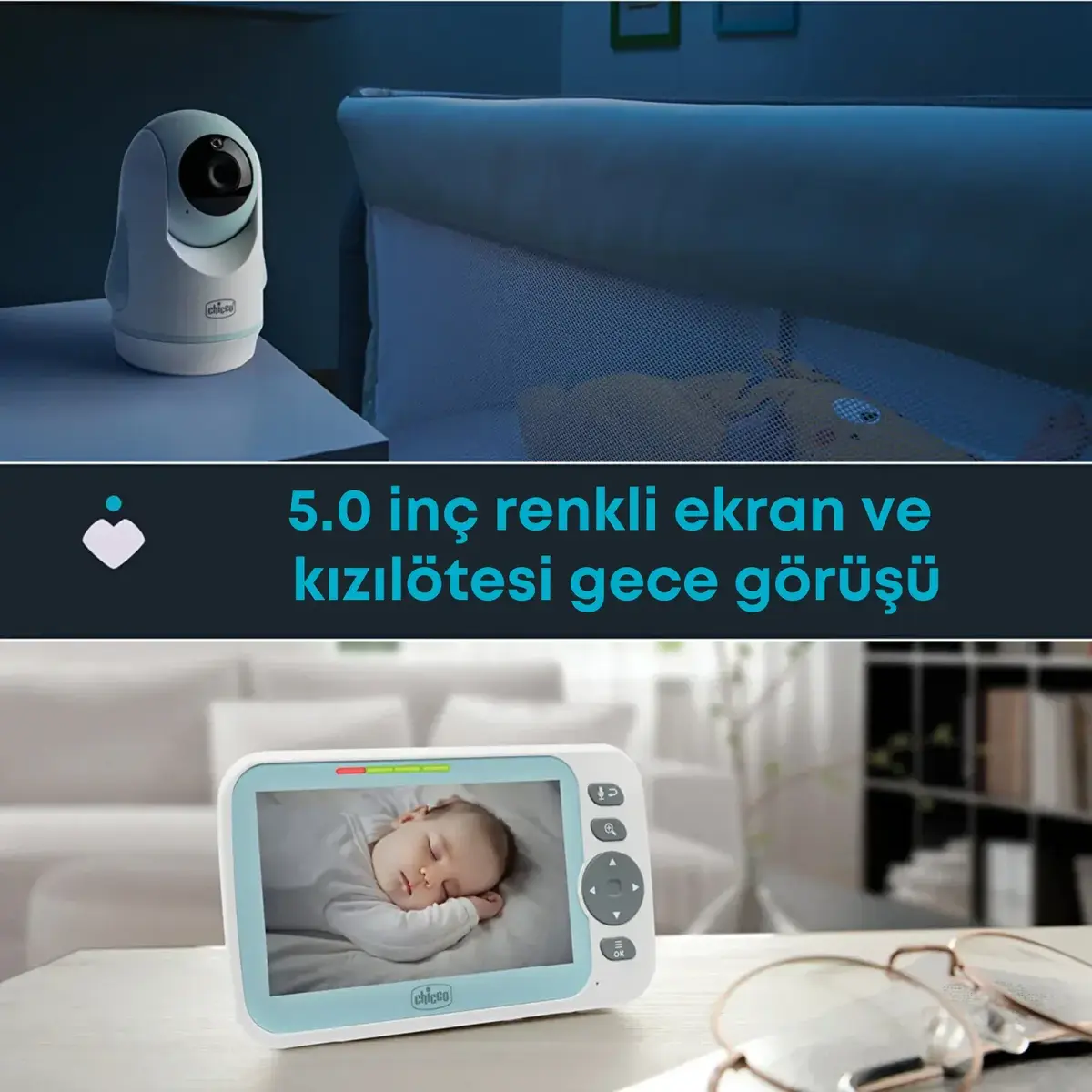 Chicco Baby Monitor Evolution Kamera 5 İnç