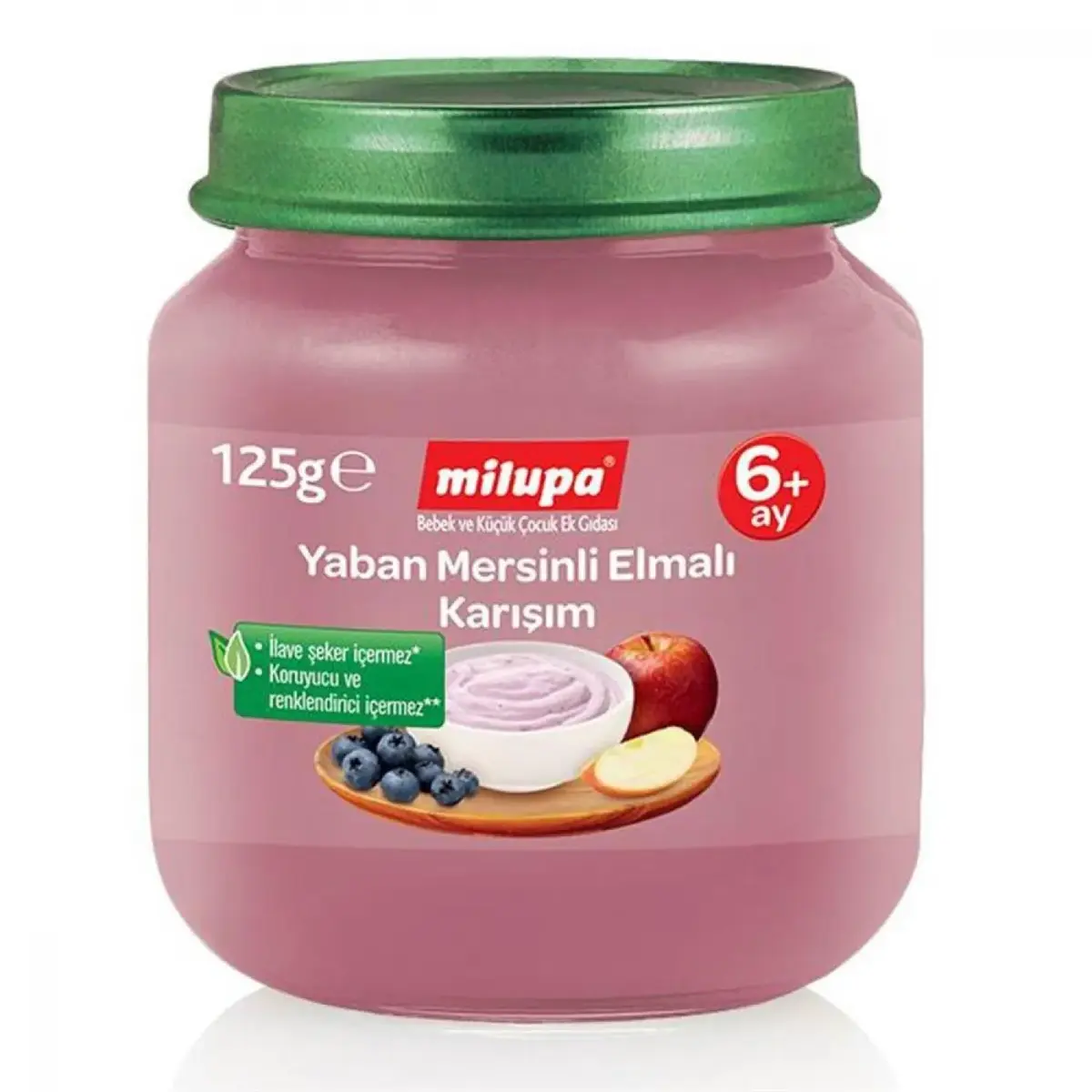 Milupa Yaban Mersinli Elma Karışımı 125 gr