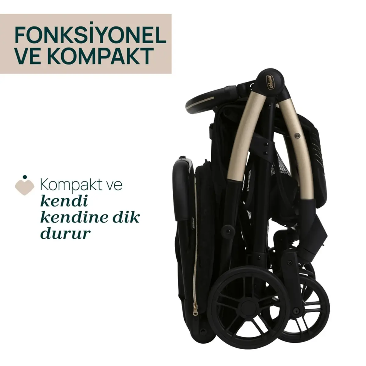Chicco Goody XPlus Kabin Bebek Arabası Black Re_Lux