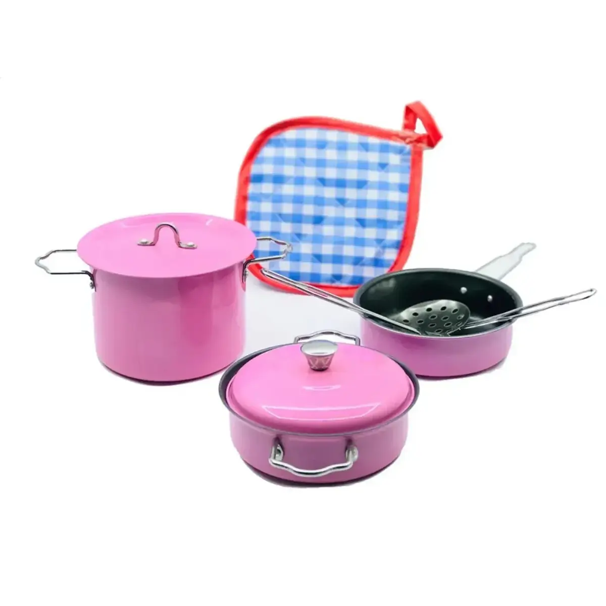 Vardem 8 Parça Emaye Tencere Tava Set