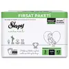 Sleepy Bebek Bezi Natural 3 Beden Midi 4-9 Kg 42li Fırsat Paket