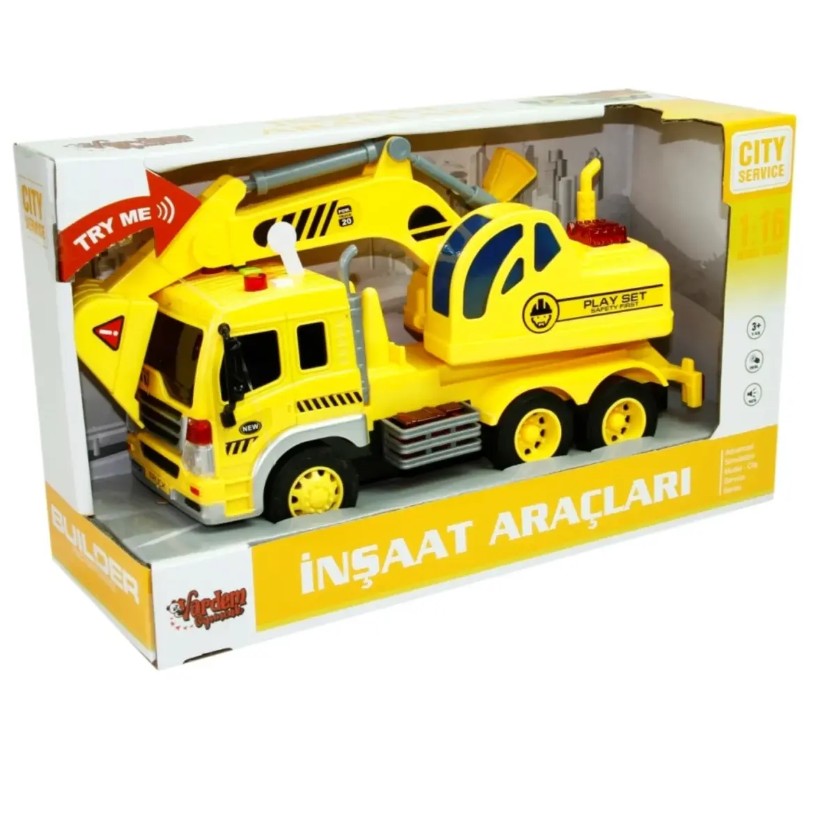Vardem Sürtmeli Sesli Işıklı Kamyon 1:16 