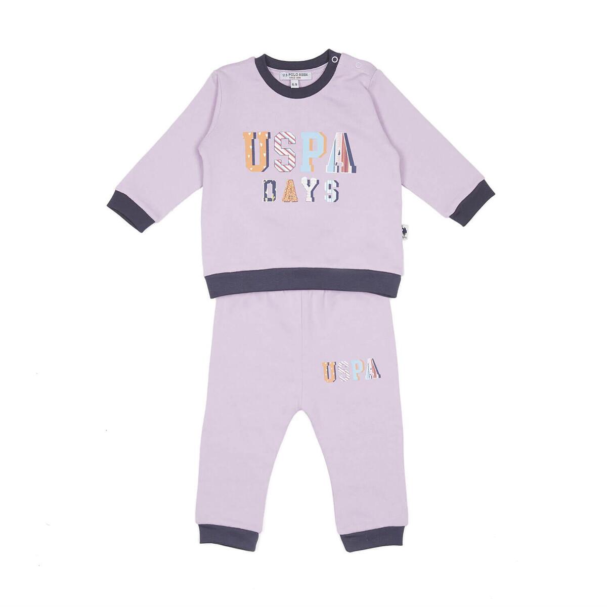 U.S. Polo 2li Takım Uzun Kol Lila