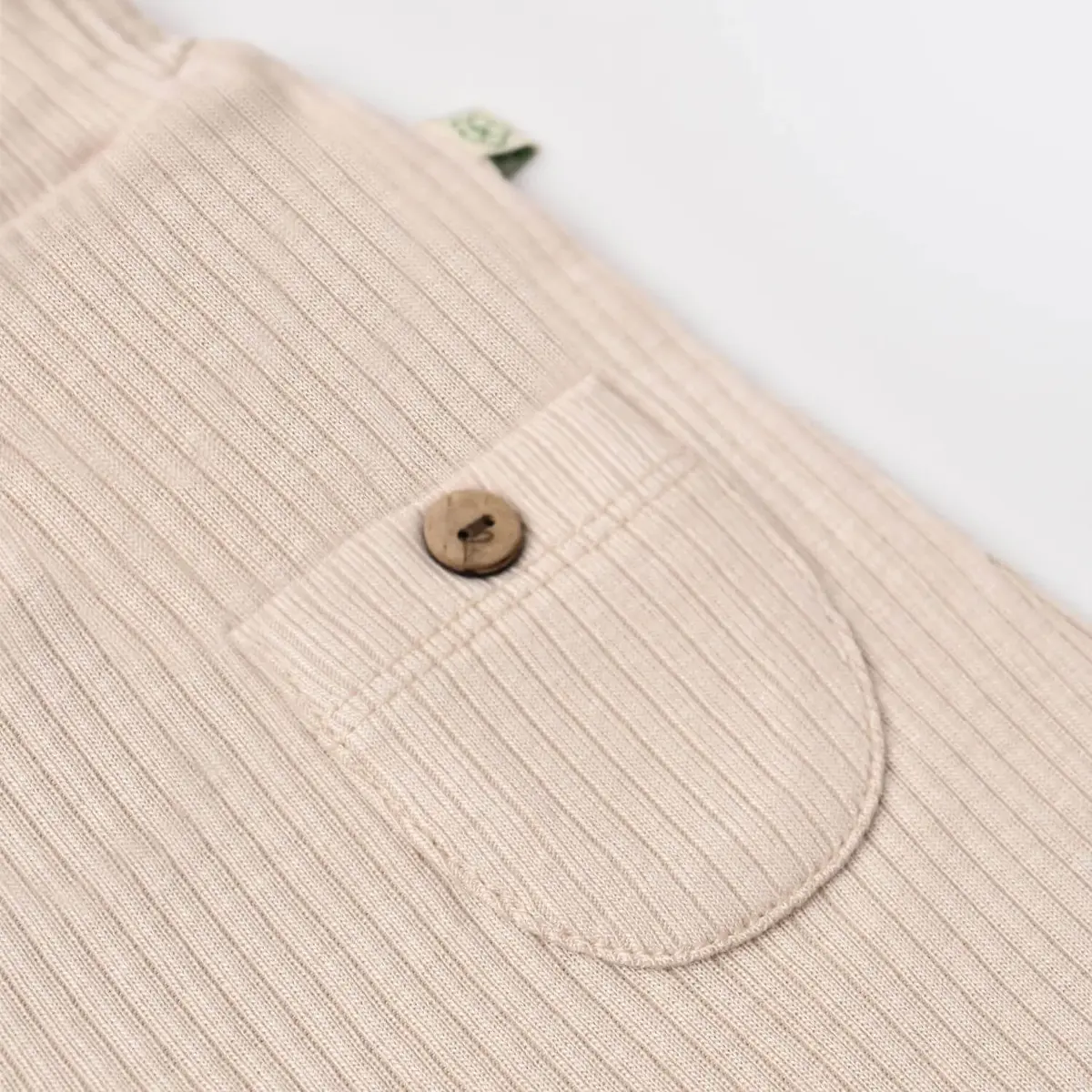 Bibaby Organik Pantolon Patiksiz Soft Modal Bej