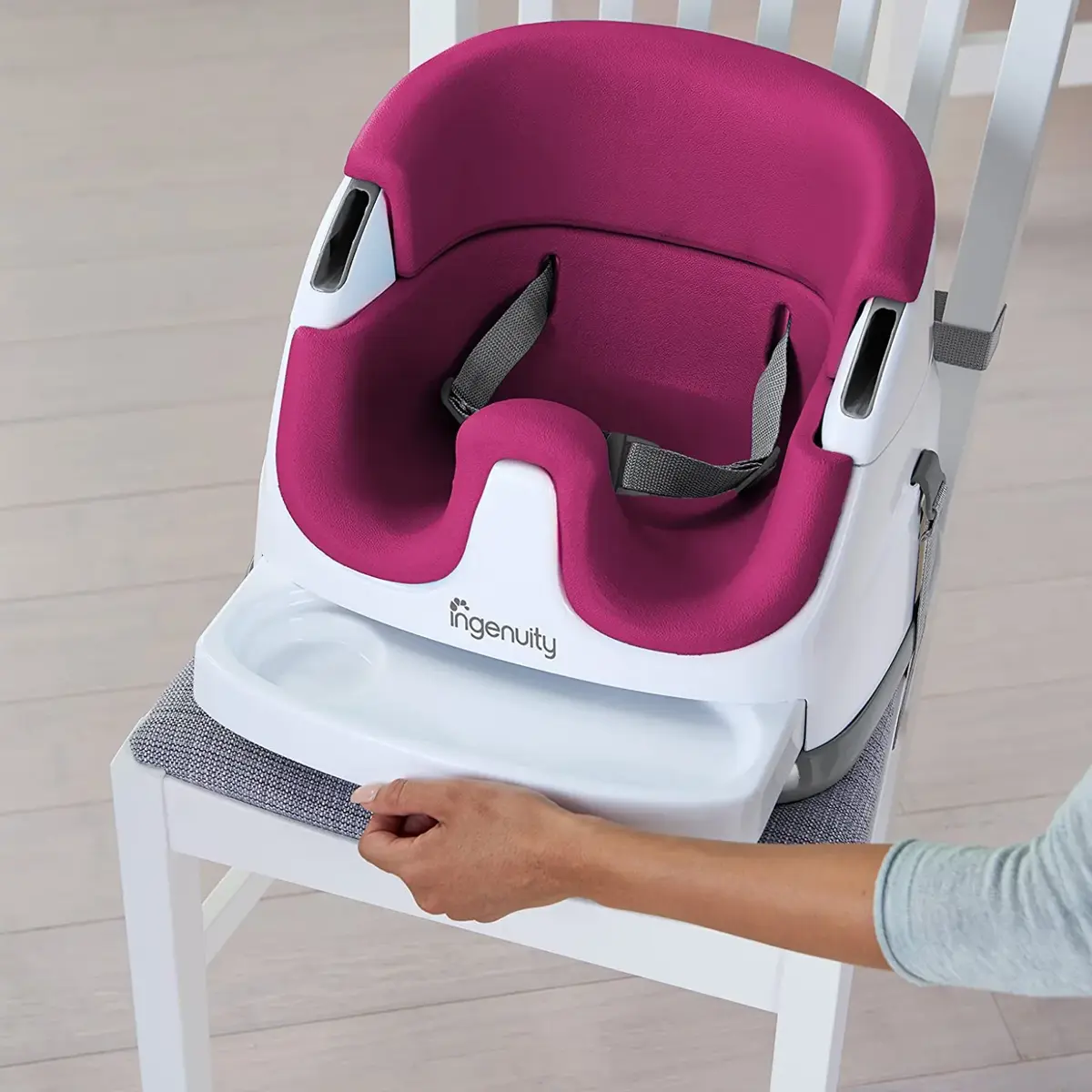 Ingenuity Baby Base Portatif Mama Sandalyesi Pink Flambe
