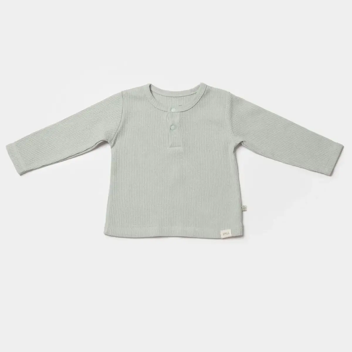 Bibaby Organik 2li Takım Waffle Smile Mint