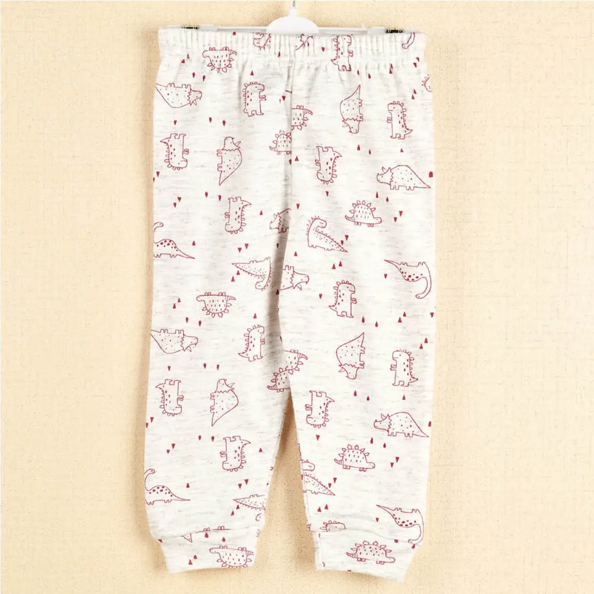 Rany Baby Kids Pijama Takımı Dinozor Bordo