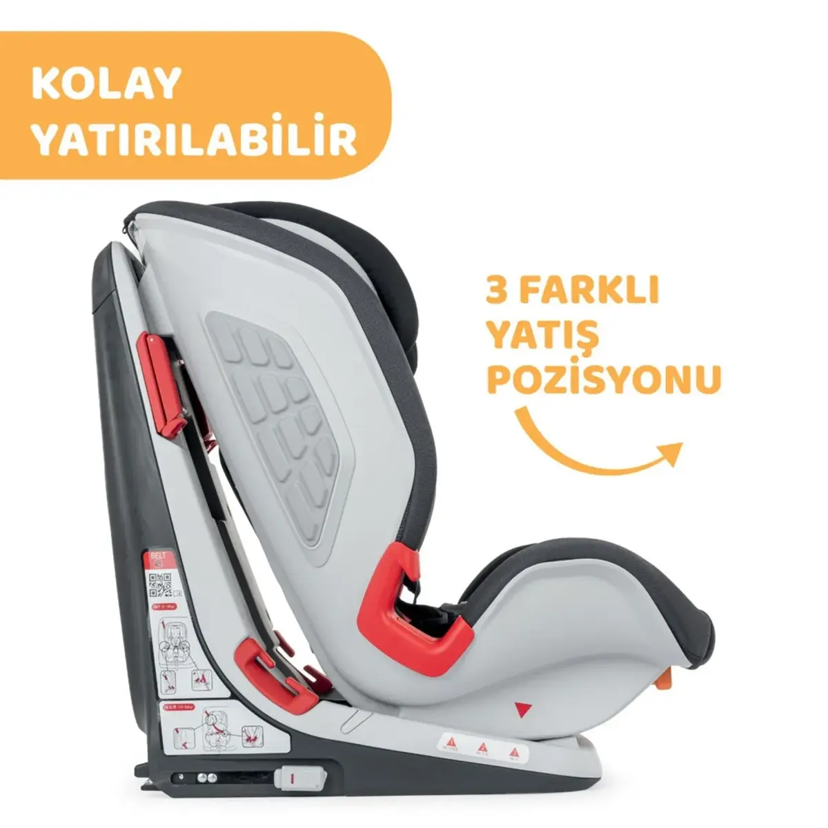 Chicco Youniverse Fix Oto Koltuğu 9-36 Kg Jet Black