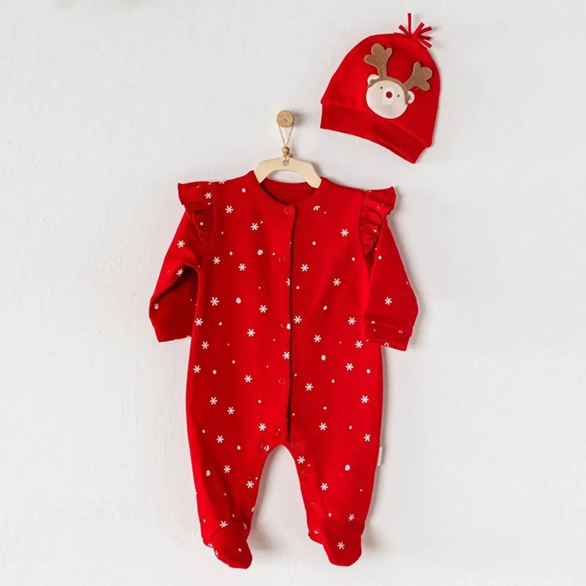 Andy Wawa Tulum Şapka Takım Happy New Year Bordo