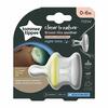 Tommee Tippee Breastlike Emzik 2li Gece 0-6 Ay Sarı - Beyaz