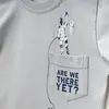 Winimo T-Shirt Are There Yet Baskılı Boyalı Gri