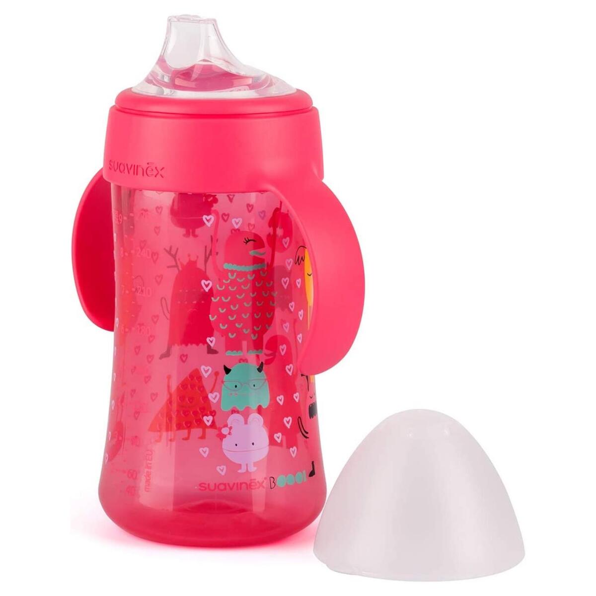 Suavinex Kulplu Bardak 270 ml 4+ Ay Booo Pembe
