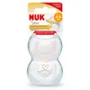 Nuk Star Kauçuk Emzik 2li 0-6 Ay Kız