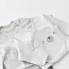 Bibaby Organik Zıbın Takımı Hug Me Bear Prematüre Yeşil