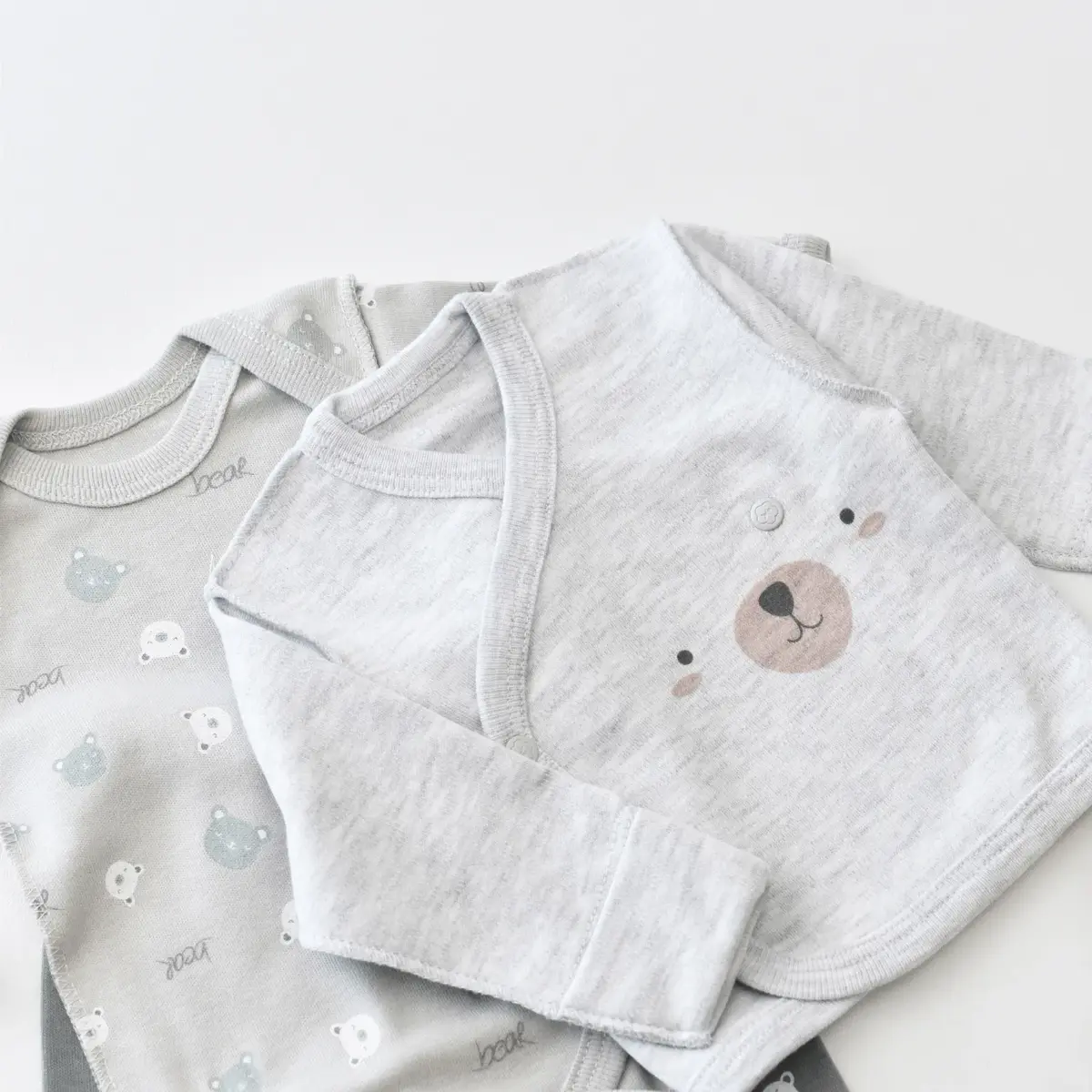 Bibaby Organik Zıbın Takımı Hug Me Bear Prematüre Yeşil