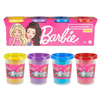 Barbie Oyun Hamuru 4'lü 400gr