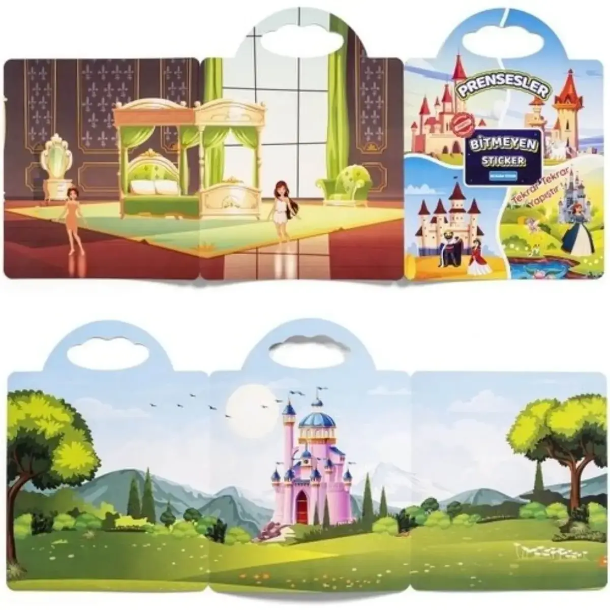 Bitmeyen Sticker Kitabım Prensesler