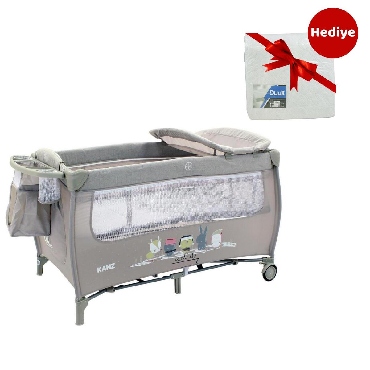 Kanz Pretty Oyun Parkı Yeni 70x120 cm Gri