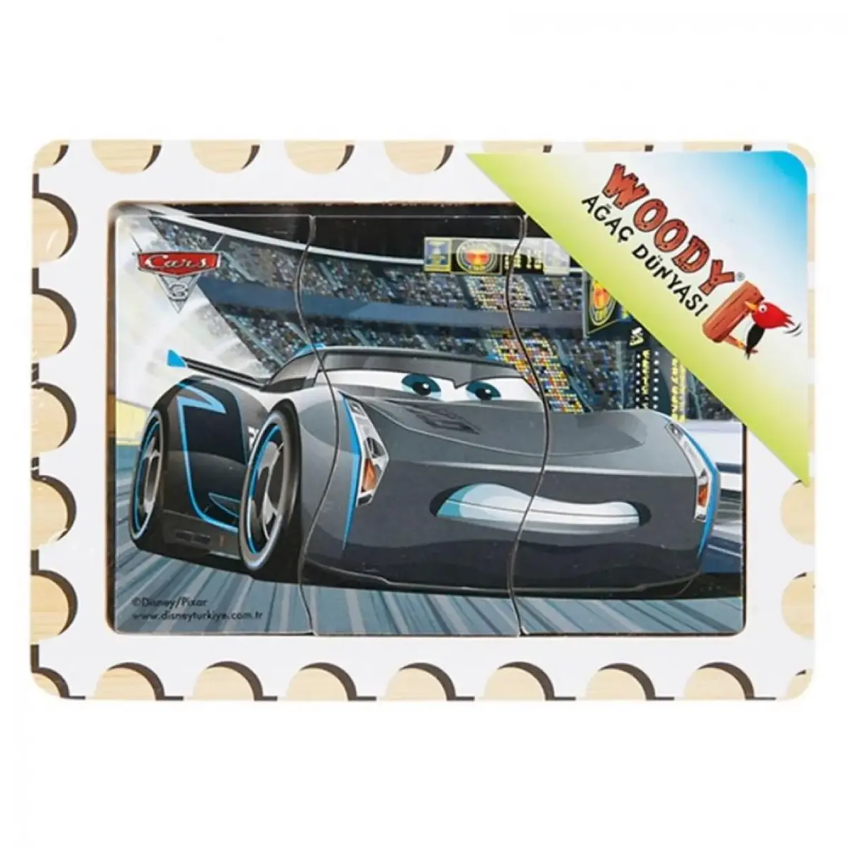 Sunman Tahta Puzzle Geçmeli Oyunlar Cars 3 Parça