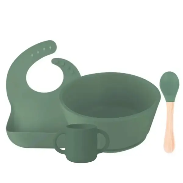 BM Care Beslenme Seti Mini Bardaklı Yeşil