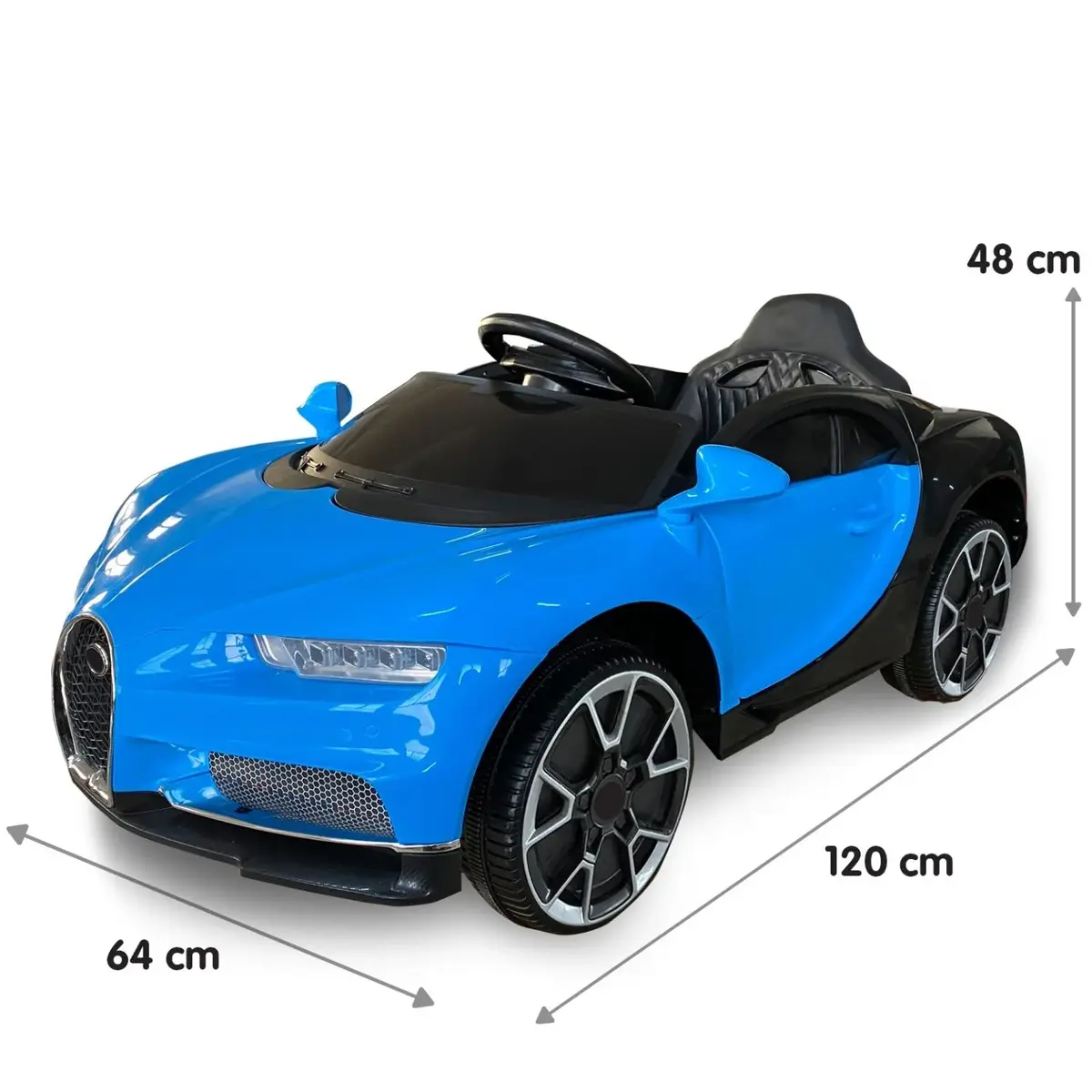 Elegante Akülü Araba Kumandalı 4*2 12 Volt Mavi