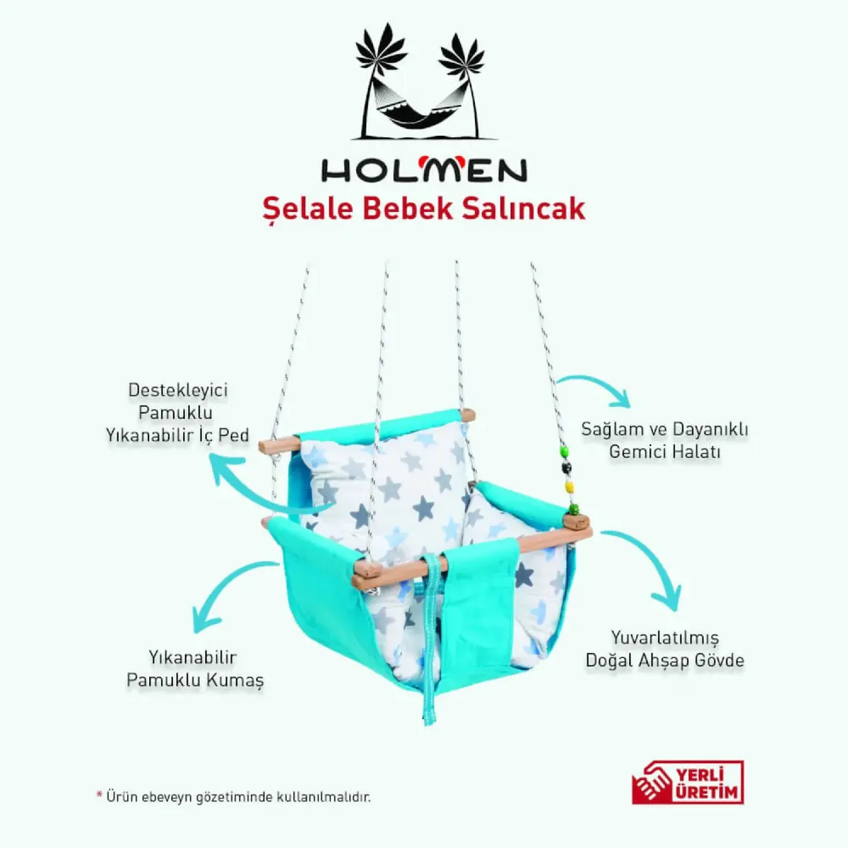 Holmen Şelale Salıncak Ekru