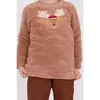Arnetta Anne - Kız Pijama Takımı Sütlü Kahve