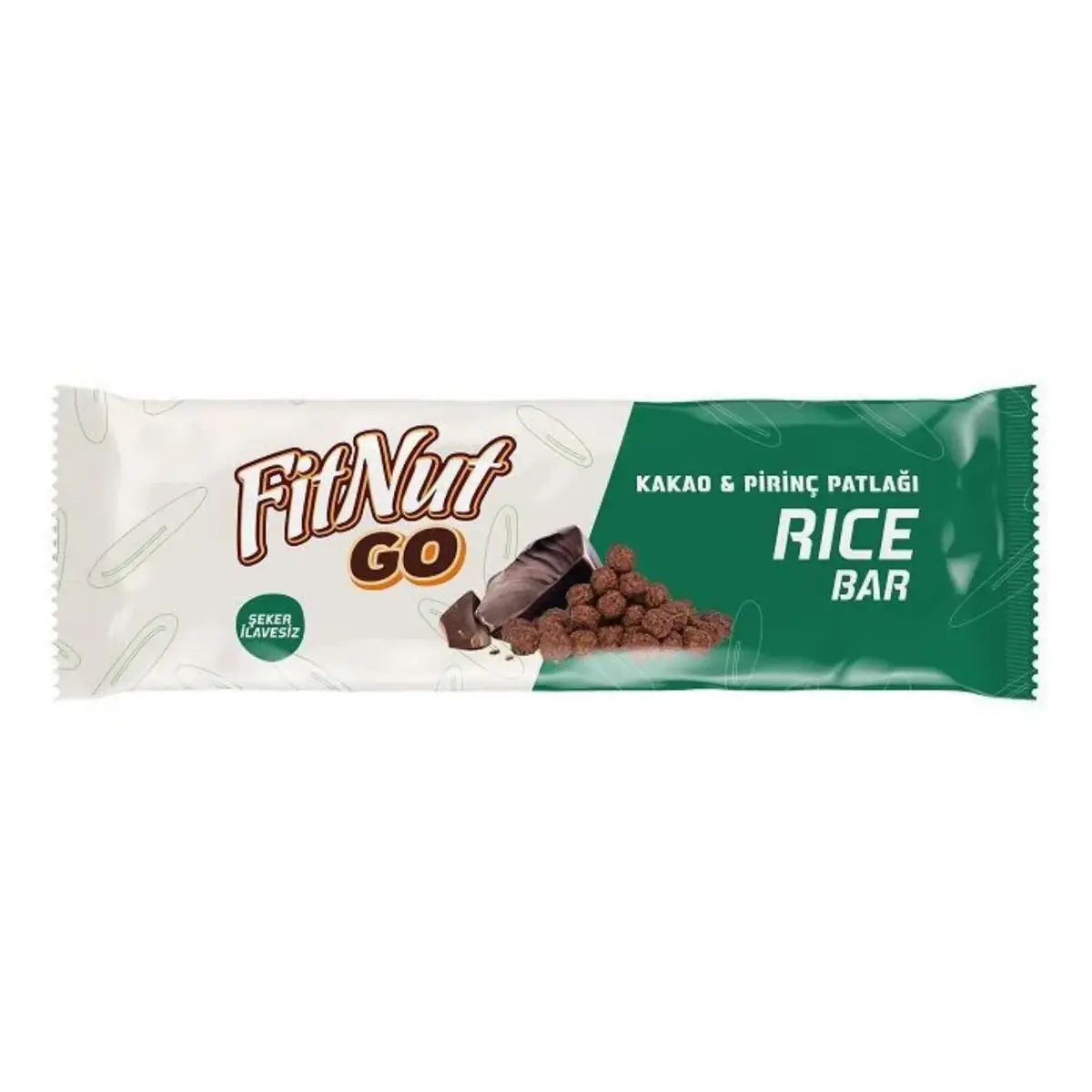 Fit Nut Kakaolu Pirinç Patlaklı Bar 20gr