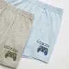 Natuline Organik Boxer Likralı Game Over 2li Mavi - Gri Melanj