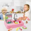 Modern Pilli Lavabo Pembe