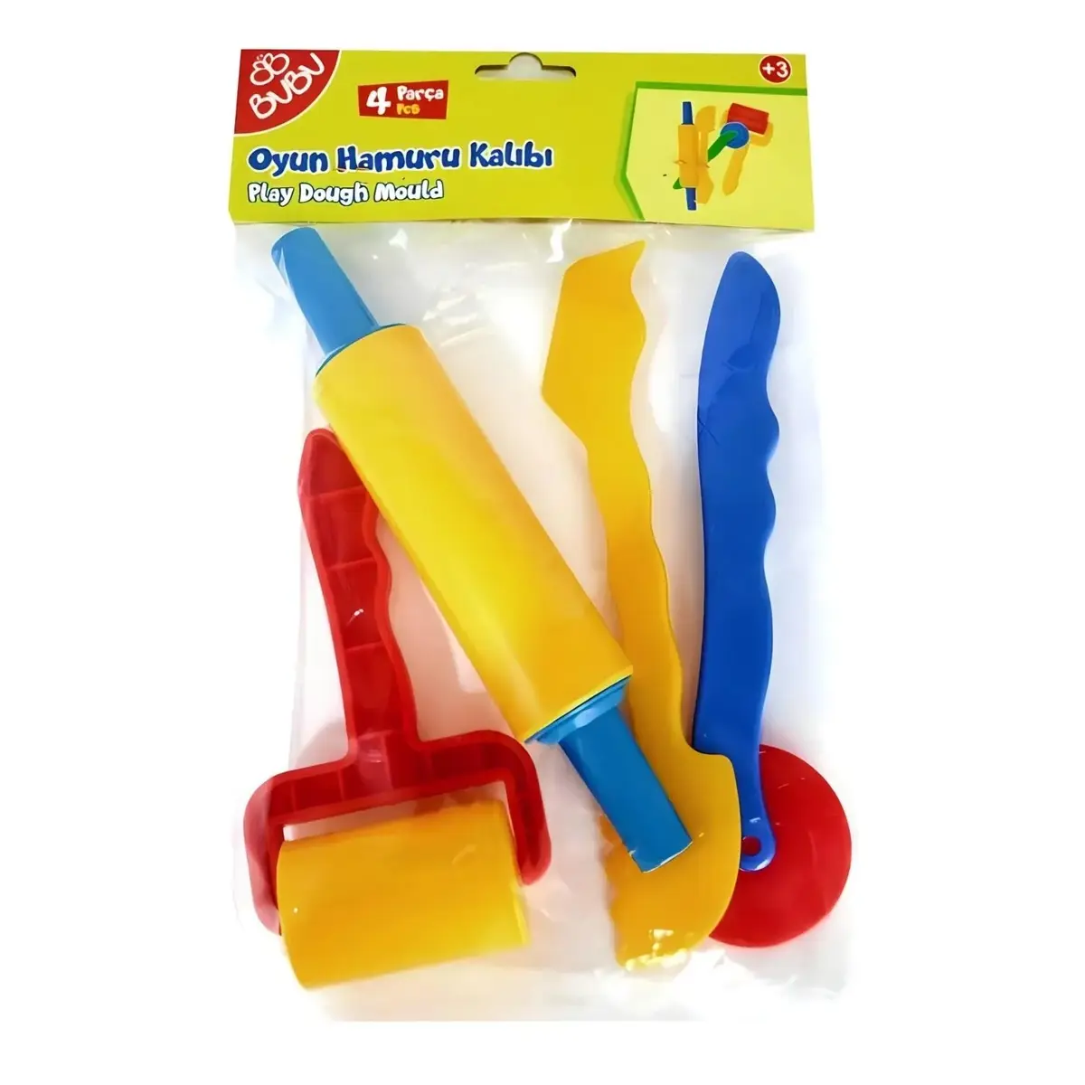 Bu-Bu Oyun Hamuru Kalıbı 4 Parça