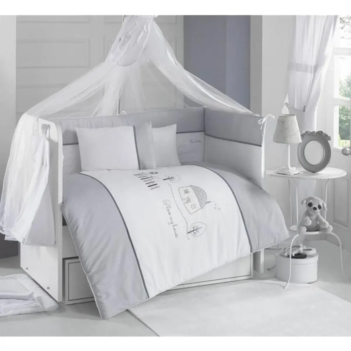Pierre Cardin Deluxe My Lovely House Bebek Uyku Seti 70x130