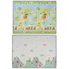 Coolmats Yeşil Parkur-Bulutlar ve Dağlar Oyun Halısı 140x200x1