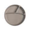 OiOi Vakum Tabanlı Silikon Tabak Porsiyon 6+ Ay Powder Grey