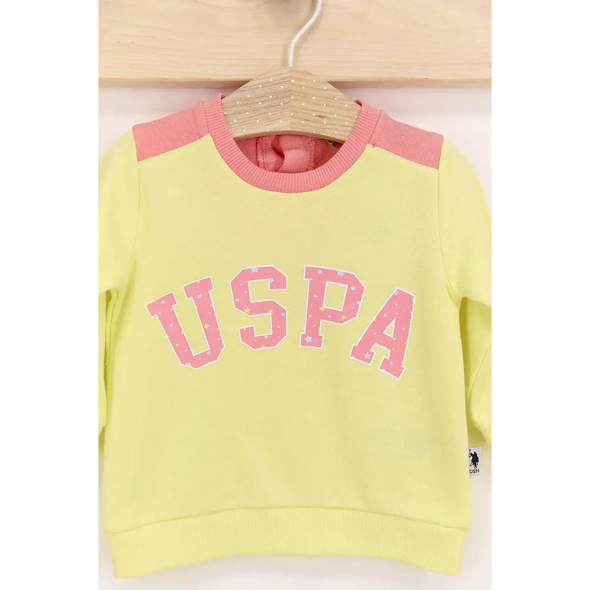 U.S. Polo 2li Takım Sweatshirt Bebe Sarı