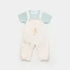 Bibaby Organik Salopet Tulum Save The Seahorse Bej - Mint