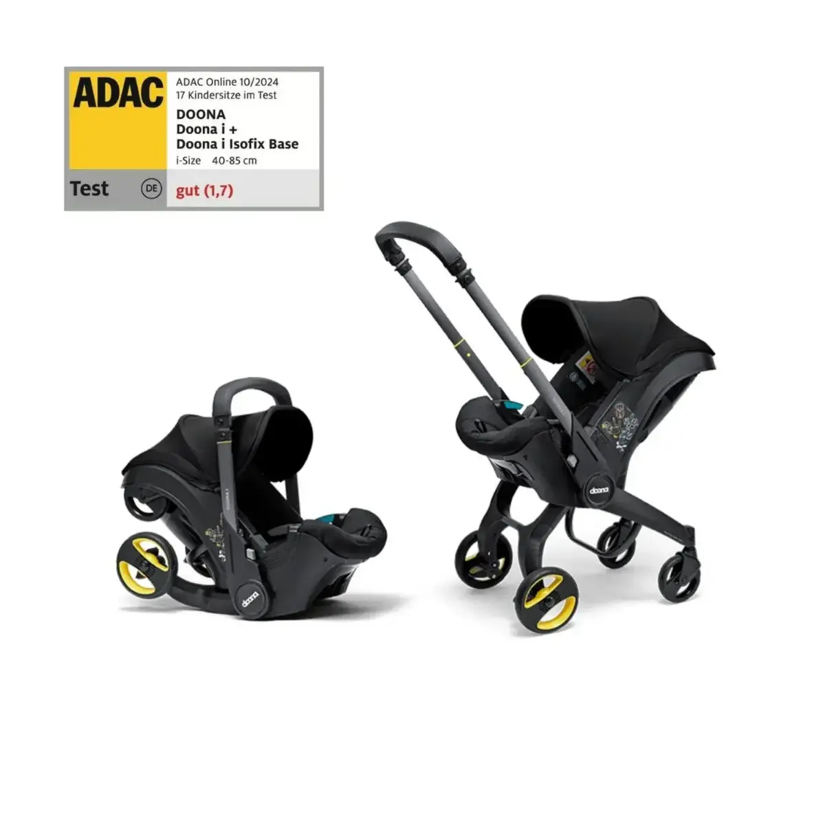 Doona I Bebek Arabası & Ana Kucağı Nitro Black