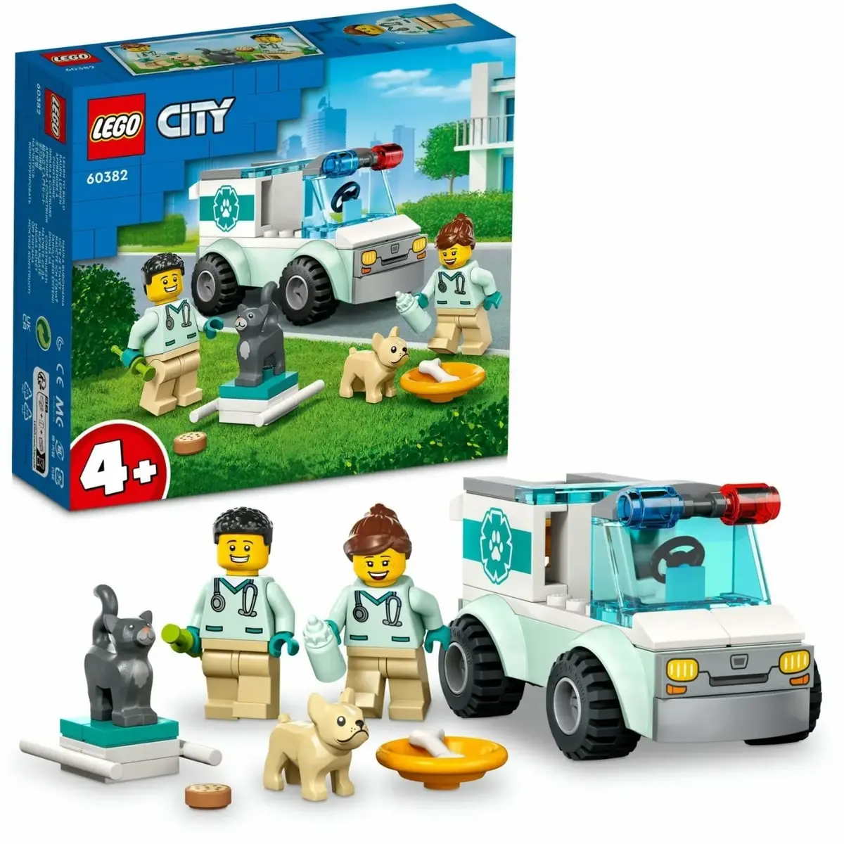 LEGO City Veteriner Kurtarma Aracı 60382