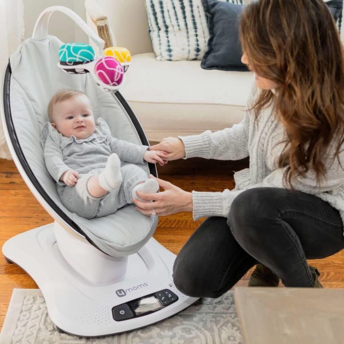 4moms Mamaroo 4.0 App Elektrikli Ana Kucağı Classic Grey