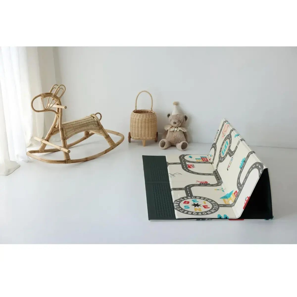 Coolmats Araba Yarışı Katlanabilir Oyun Matı 200x130x1 cm