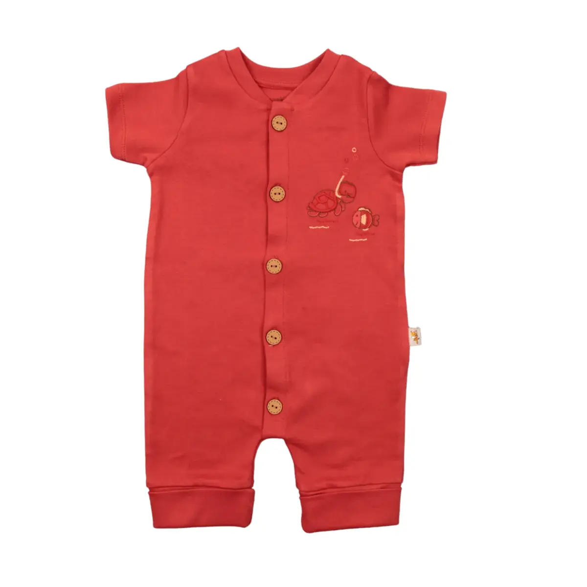 Mini Damla Tulum Kısa Balıklı Kiremit Mini Damla Tulum Kısa Balıklı Kiremit